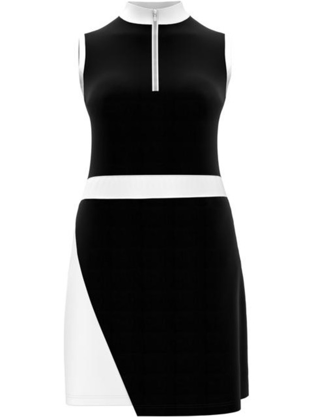 PGA Tour Women's Colourblock Sleeveless Dress Black and White Size XXL NWT